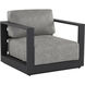 Tavira Charcoal / Lanikai Salt And Pepper Outdoor Armchair in Charcoal / Lanikai Salt / Pepper